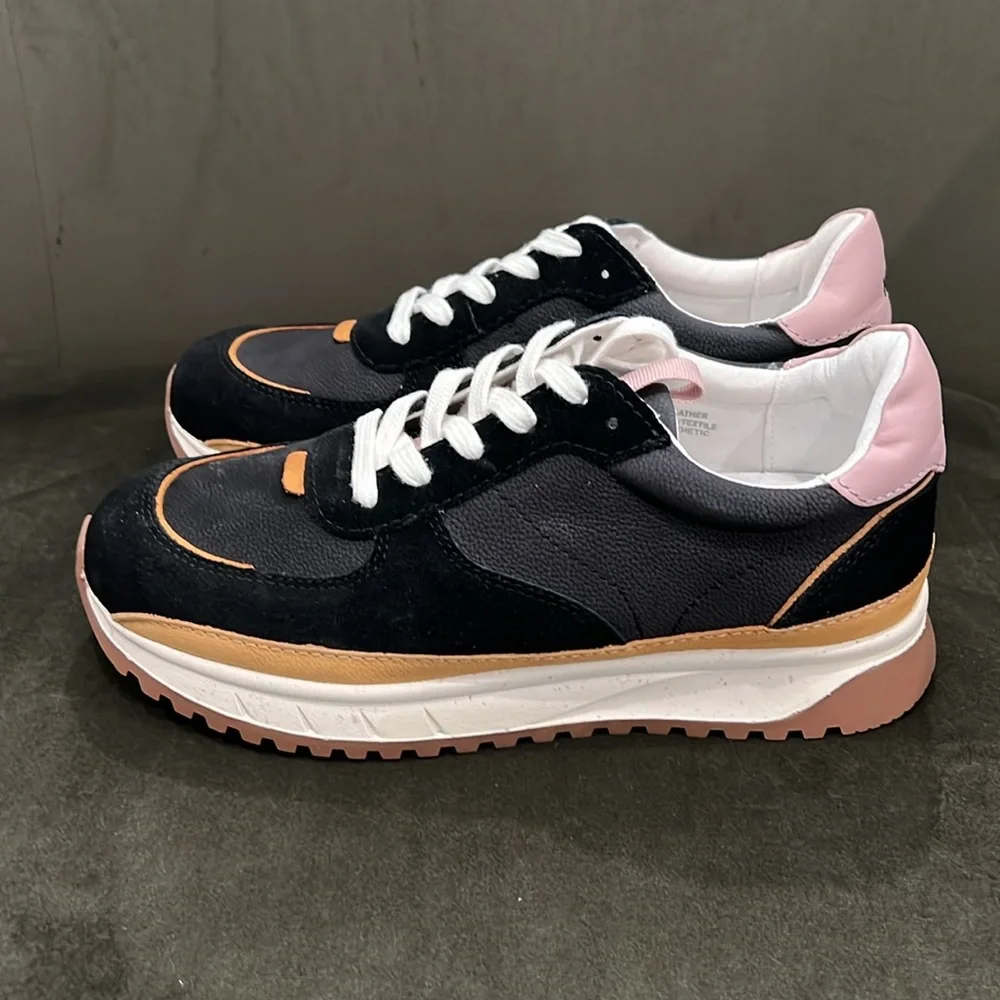 NIB Madewell Kickoff Trainer Sneakers in Nubuck Suede and Leather - Picture 4 of 14